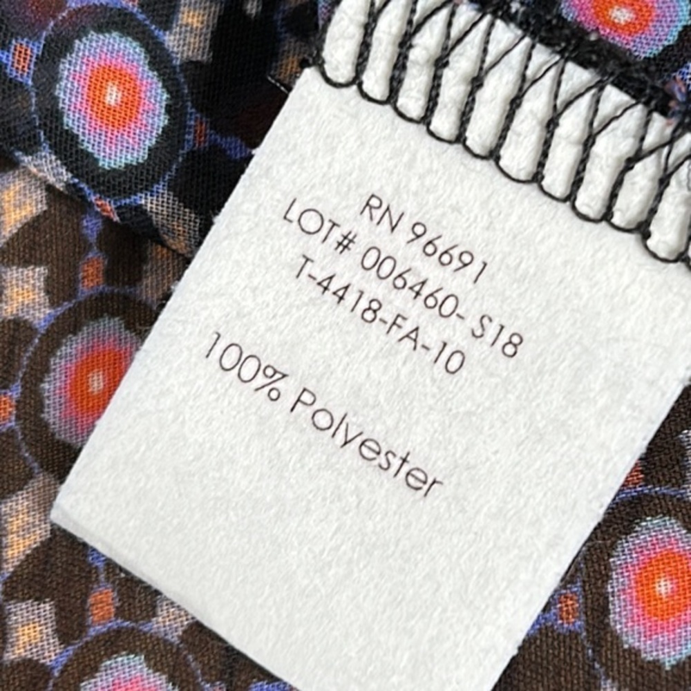 Multicolor Patterned Women's Blouse - Picture 11 of 11